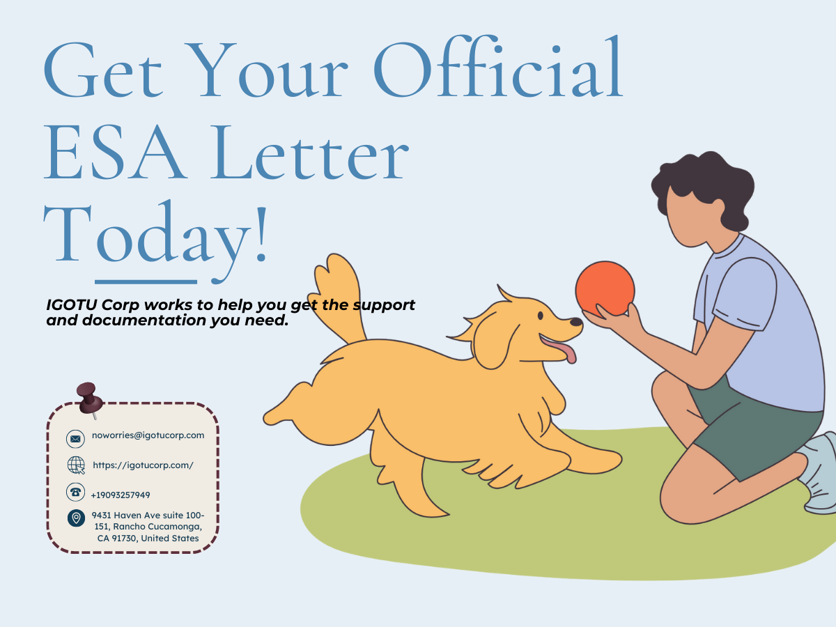 The Clinical Benefit of Emotional Support Animals (ESAs) in California